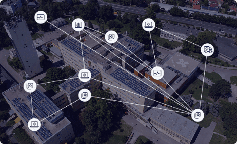 map with icon web